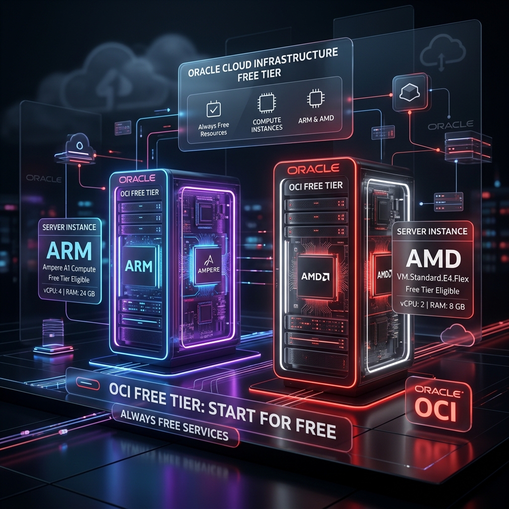 How to get free instances in Oracle Cloud (ARM and AMD)