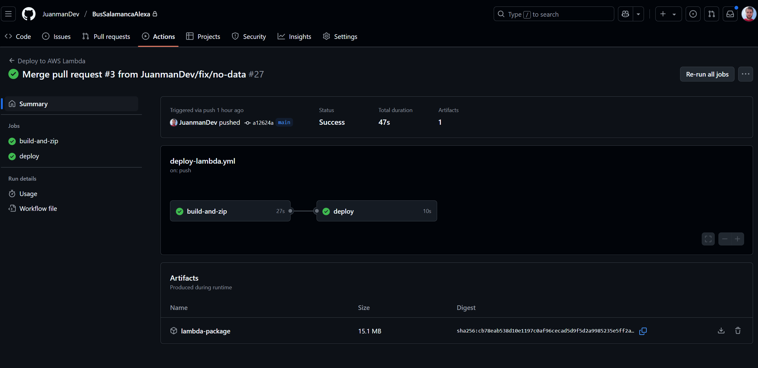 Github actions - details